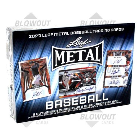 leaf metal hobby box|2023 leaf metal baseball.